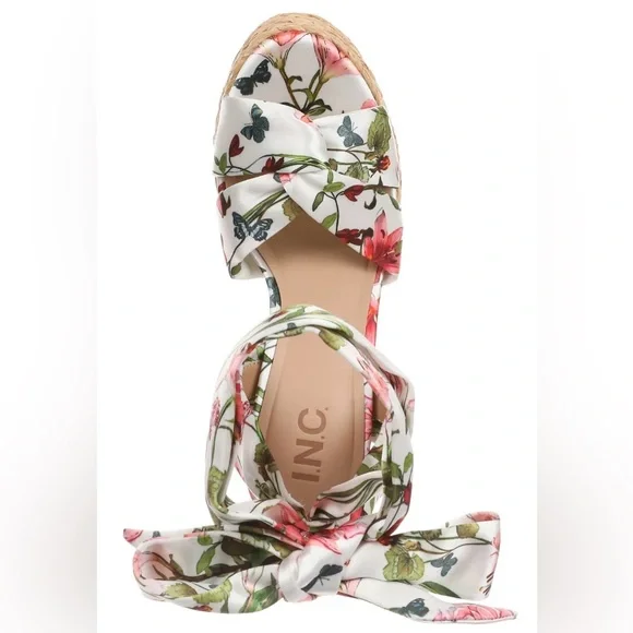 NIB I.N.C. International Concepts Goldiee Espadrille Platform Dress Sandals - Picture 4 of 5